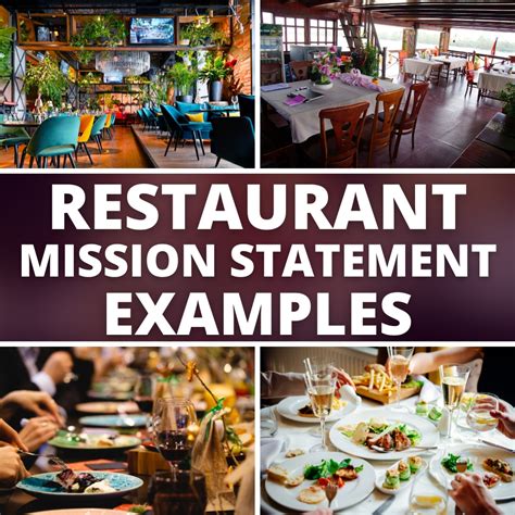 30+ Restaurant mission statement examples