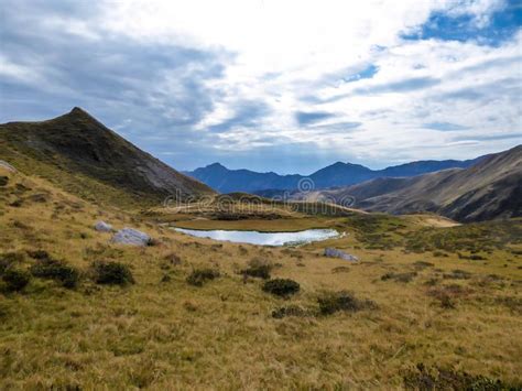 Carnic Alps - Autumn in the Mountains, Dried Hiking Trails Stock Image ...