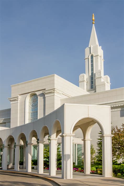 The Entrance to the Bountiful Utah Temple