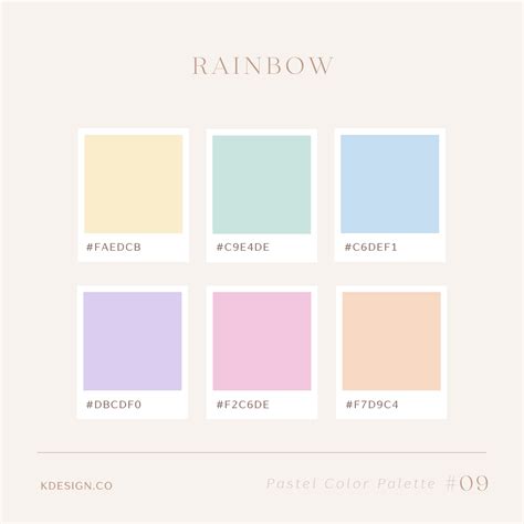 Beautiful Pastel Color Palette Examples With Color Codes | The Best ...