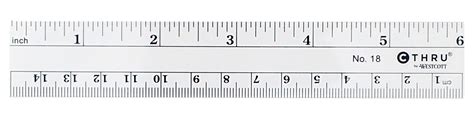 6 Inch Printable Ruler