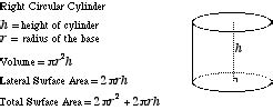 Mathwords: Right Circular Cylinder