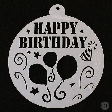 Happy Birthday Stencil Printable