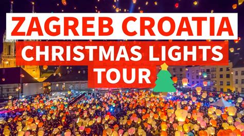 🇭🇷🎄 Zagreb Croatia Christmas Market Lights Tour - YouTube