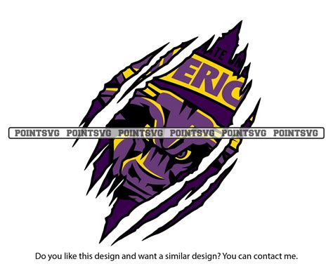 Minnesota State Mavericks Svg Logo Png ripped Claw Mark | Etsy