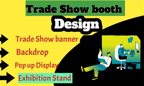 Design trade show booth backdrop exhibition stand design by Guddi99 ...