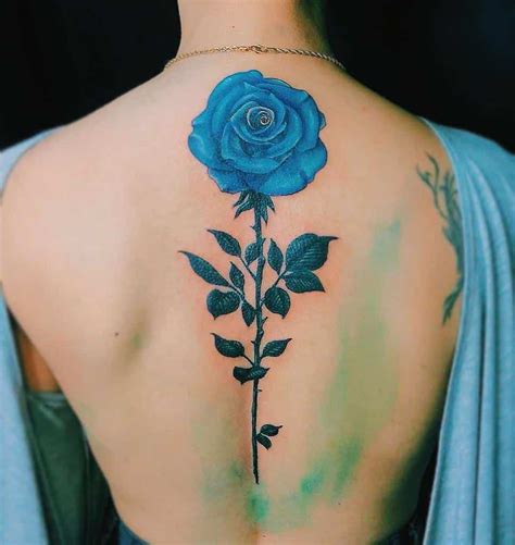 Top 81 Best Blue Rose Tattoo Ideas - [2021 Inspiration Guide]