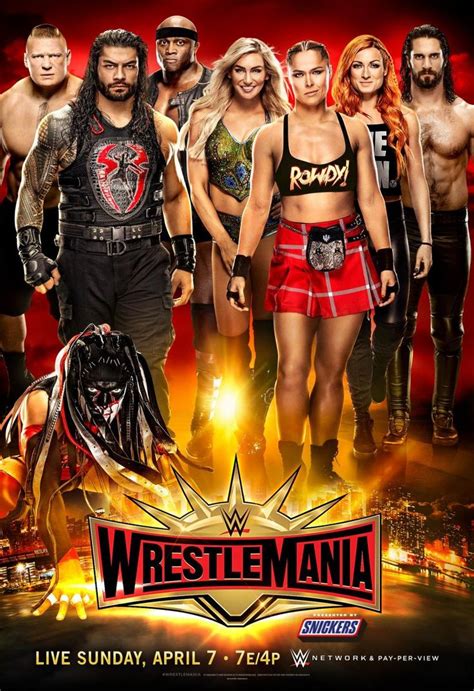 Photos: Every WrestleMania poster ever | Wrestlemania 35, Wrestling wwe ...