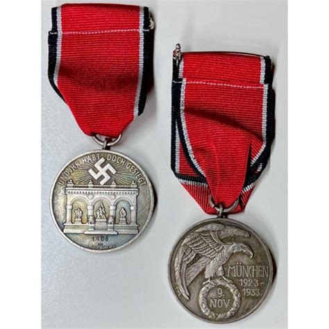 Bid Now: 1923-1933 Nazi Germany Blood Order Medal with Ribbon ...