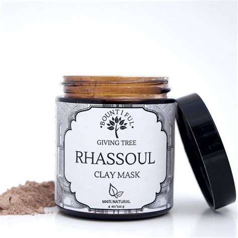 100% Natural Rhassoul Clay Mask, Red Clay Mask, Morrocan Red Clay Mask ...