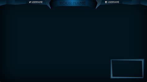 Blank Stream Overlay Template | @New Concept