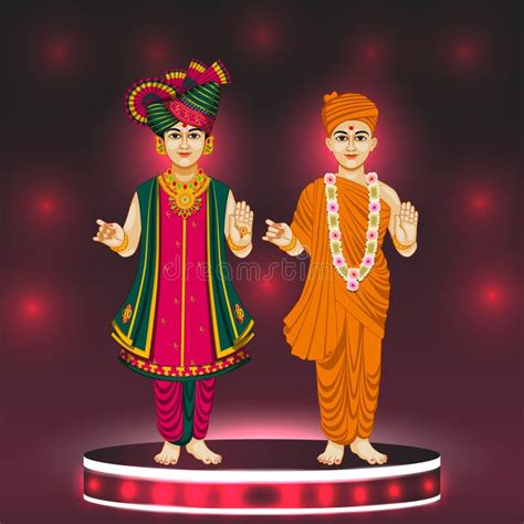 HAPPY SWAMINARAYAN NILKANTH JAYANTI VECTOR Stock Vector - Illustration ...