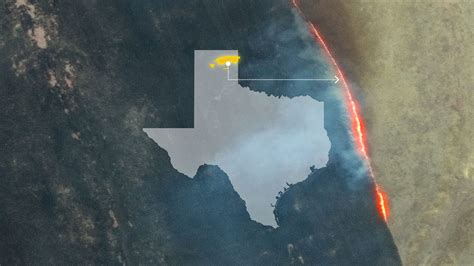 Map of the Texas wildfires shows where devastating blaze has spread