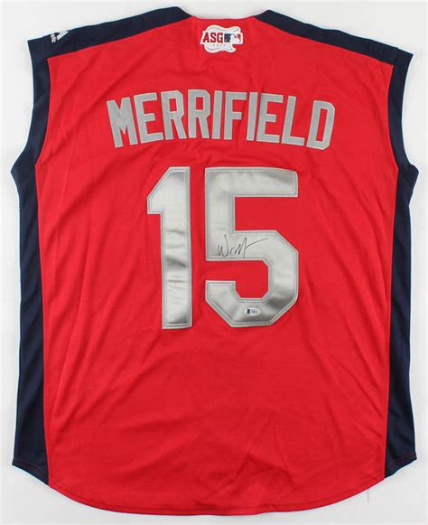 Whit Merrifield Signed All-Star Game American League Jersey (Beckett ...