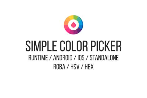 Simple Color Picker | GUI Tools | Unity Asset Store