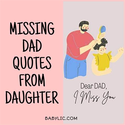 missing dad quotes from daughter - Babylic