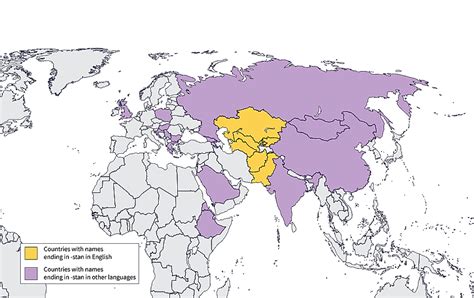 All About the "Stan" Countries - WorldAtlas