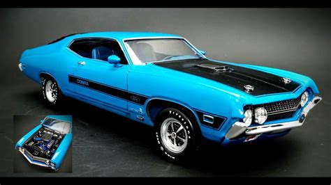 1970 Ford Torino Cobra Jet 429 1/25 Scale Model Kit Build How To ...