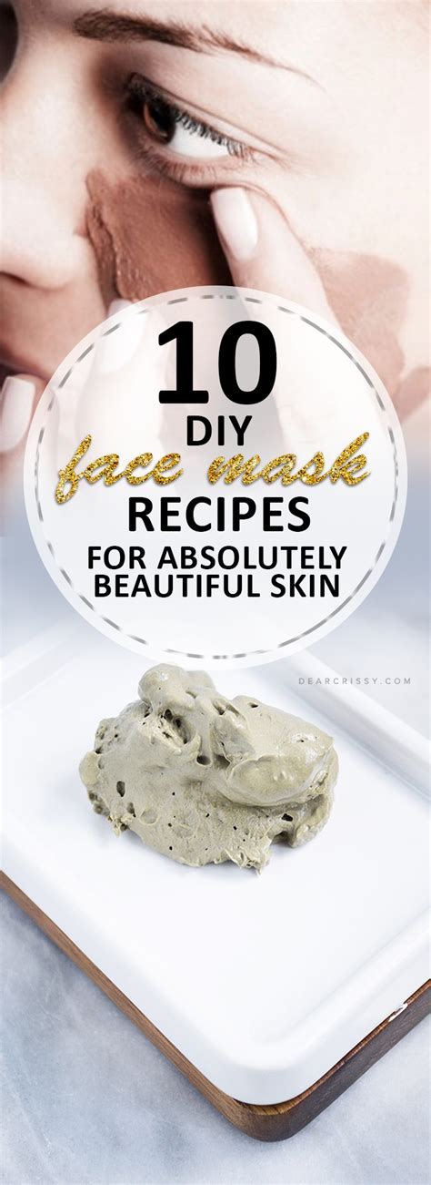 10 DIY Face Mask Recipes for Absolutely Beautiful Skin