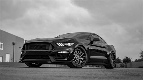 Ford Mustang GT S550 Black Rotiform BLQ Forged Wheel | Wheel Front