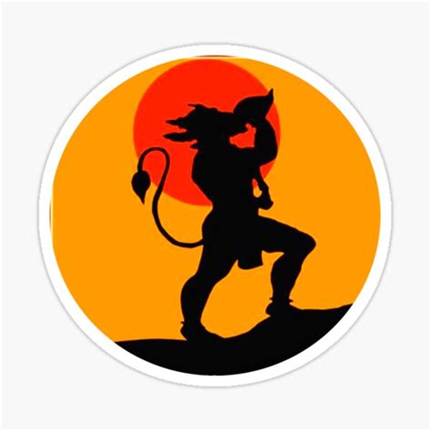 "Bhagwan Hanuman ji bajrang bali god hanuman" Sticker for Sale by ...