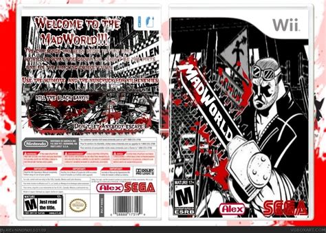 Viewing full size MadWorld box cover