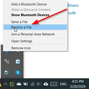 How to Send or Receive files via Bluetooth on Windows 11/10