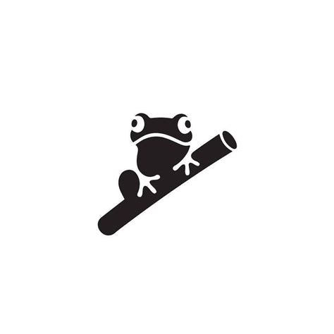 "Tree Frog" logo design by amazing @david.dreiling #negativespace # ...