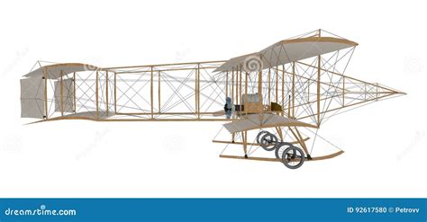 Invention First Aircraft Isolated On White Royalty-Free Stock ...