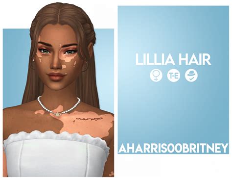 aharris00britney:Lillia HairBGCHat Compatible24 EA ColorsCustom ...