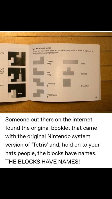 A guide for the original tetris the blocks' names on it. : r/coolguides