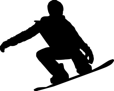 Snowboarding clipart snowboarder silhouette, Snowboarding snowboarder ...