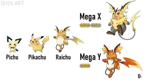 Pichu evolution | Pokemon teams, Pikachu art, Pikachu raichu