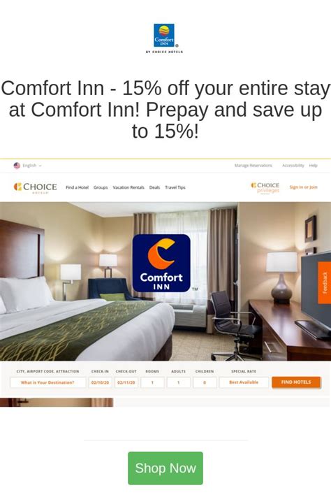 Best deals and coupons for Comfort Inn | Hotel coupons, Choice hotels ...