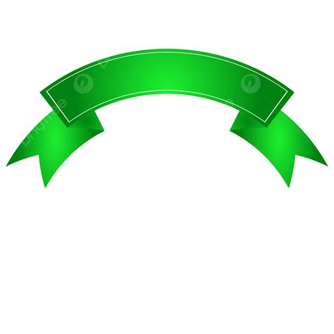 Green Ribbon Banner, Green Ribbon, Ribbon, Banner PNG and Vector with ...