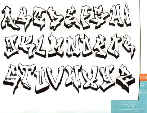 Graffiti Alphabet By Djturnaround Duwua | Graffiti lettering alphabet ...