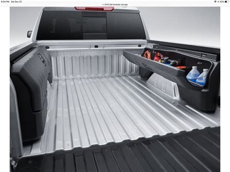 Side mounted bed storage - 2019-2025 Silverado & Sierra - GM-Trucks.com