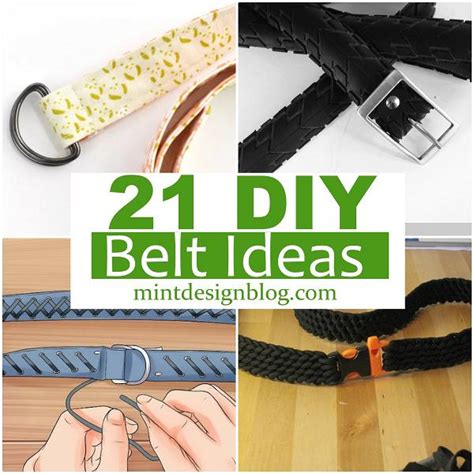 21 DIY Belt Ideas For Women - Mint Design Blog