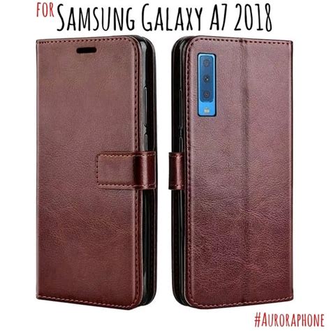 Jual Flip Cover Samsung Galaxy A7 2018 - A750 Triple Camera Wallet ...