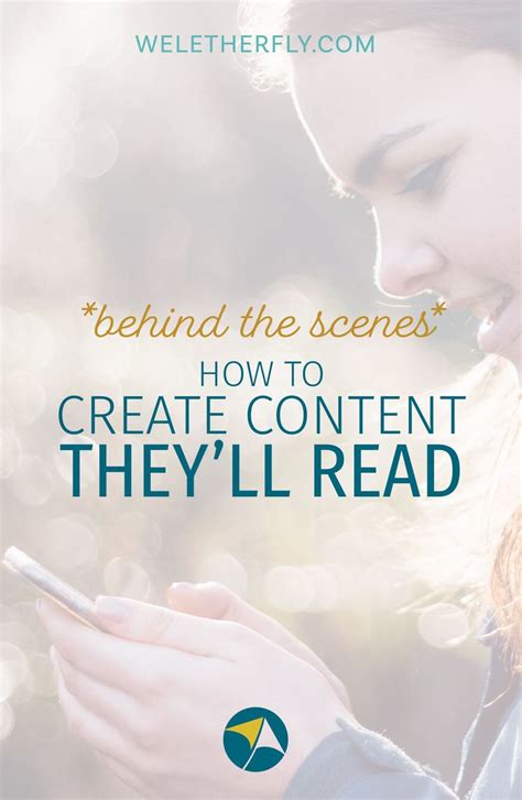 Behind the Scenes (+ how to create content they'll read) The knowledge ...