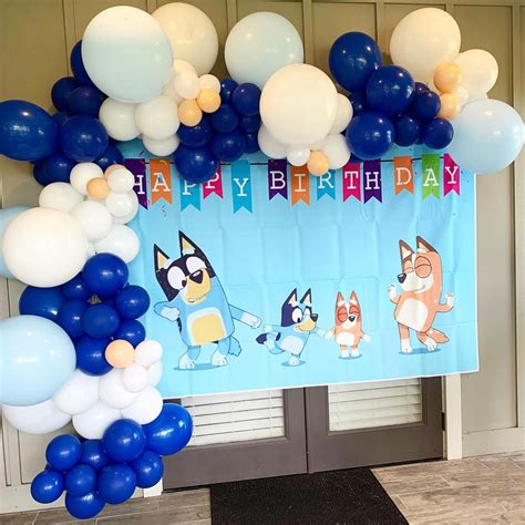 Bluey Balloon Arch 5th Birthday, Birthday Ideas, Bday, Masons, Balloon ...