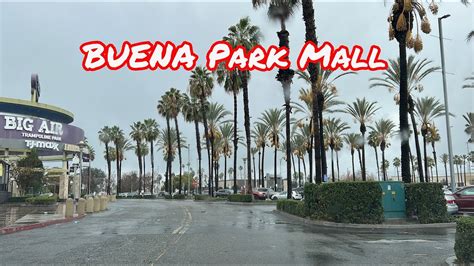 BUENA PARK MALL PARKING LOT TOUR IN BUENA PARK CALIFORNIA - YouTube