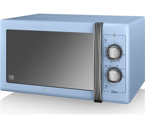 Buy SWAN Retro SM22070BLN Solo Microwave - Blue | Free Delivery | Currys