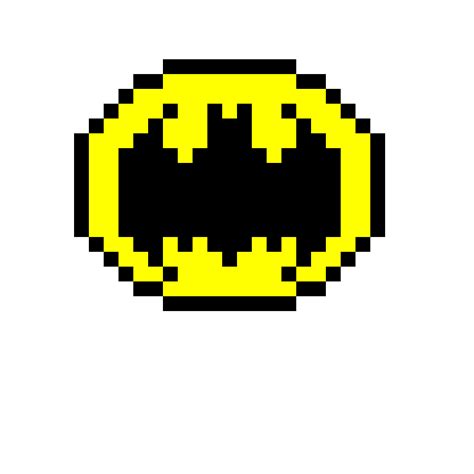 My pixel drawing of the Batman logo | Fandom