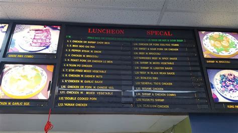 Menu at Lee's Chinese Restaurant, Clemmons