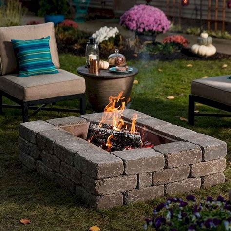 54 Easy and Cheap Fire Pit and Backyard Landscaping Ideas | Custom fire ...