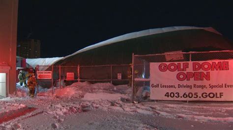 Firefighters respond after Calgary Golf Dome collapses - Calgary ...