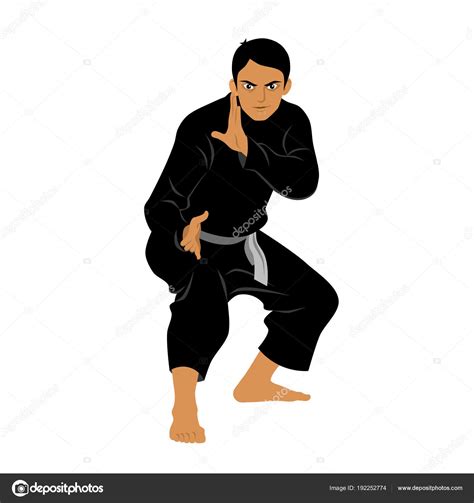 Vector of Silat Martial Arts from Indonesia - Pose 2 — Stock Vector ...