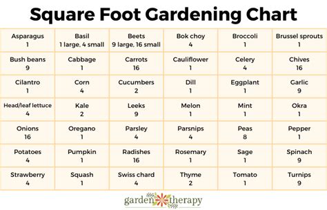 Easy Square Foot Gardening for a High-Yield Harvest (+ Chart)