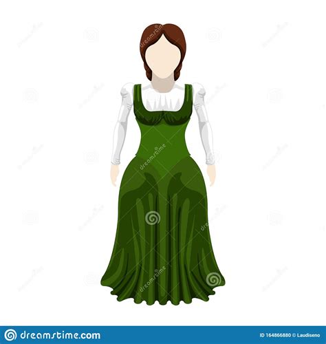 Isolated Medieval Commoner Character Stock Vector - Illustration of ...